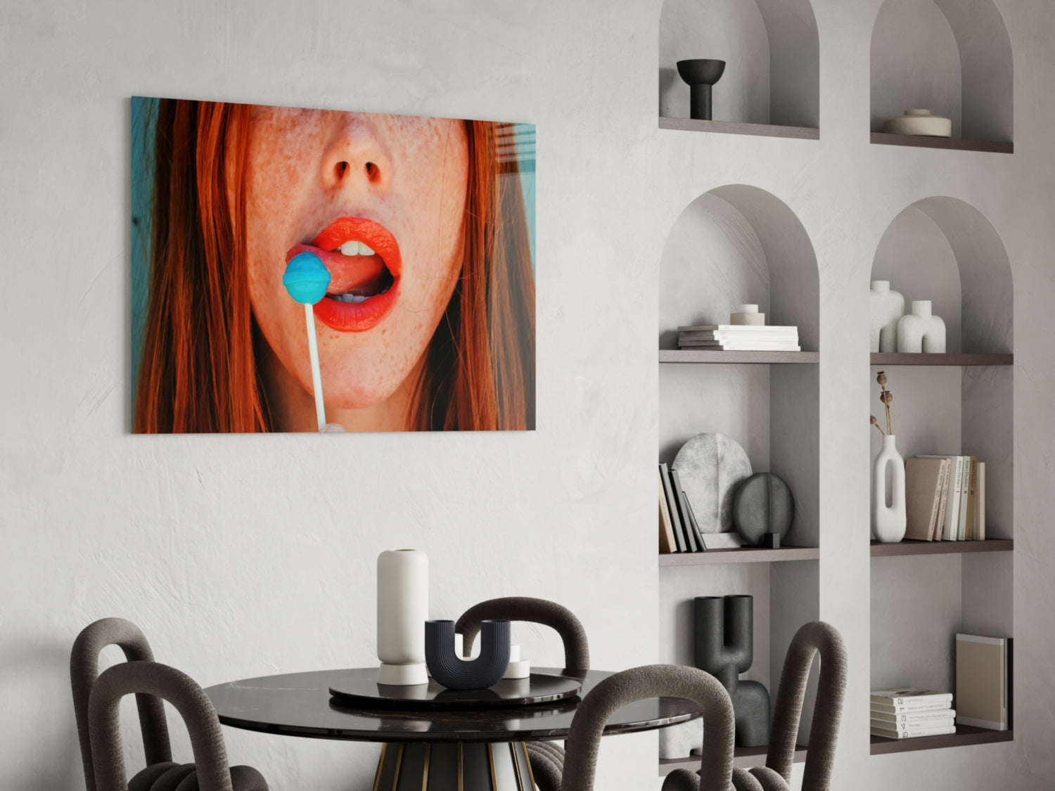 Lollipop Glass Wall Art.