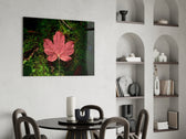 Pink Leaf panel adding quiet-nature mood to a study