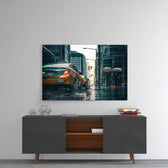 Rain in the City panel catching low light to reveal its tactile sheen