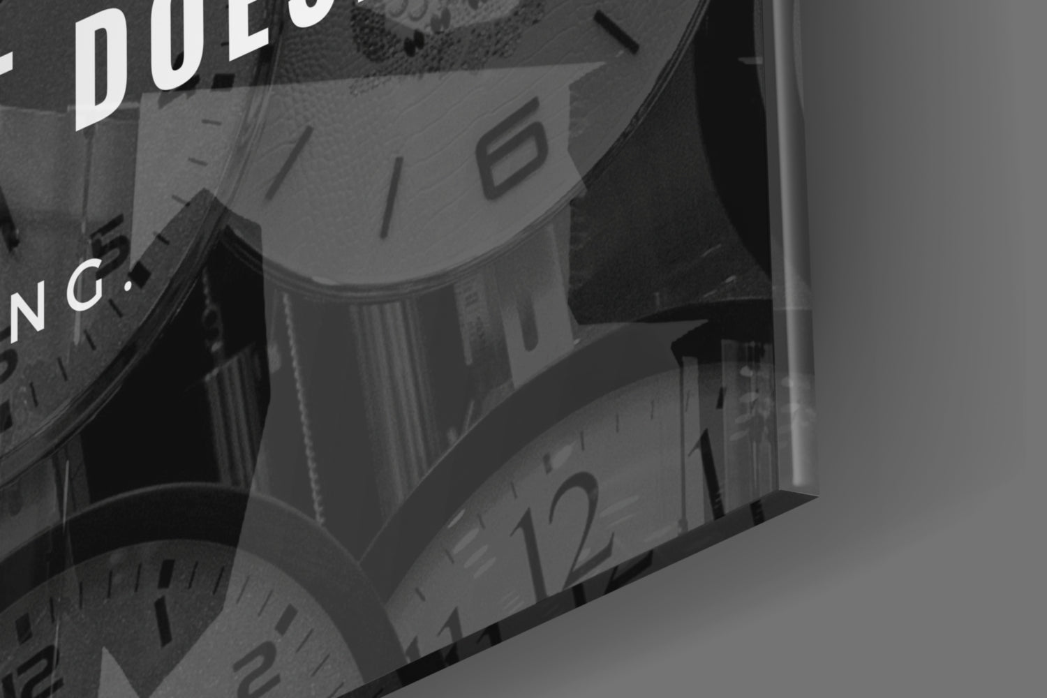 Famous Words Glass Wall Art.