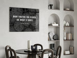 Famous Words panel adding focus mood to a creative office