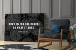 Famous Words glass print enhancing a teen room with statement spirit