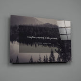 Famous Words Glass Wall Art.