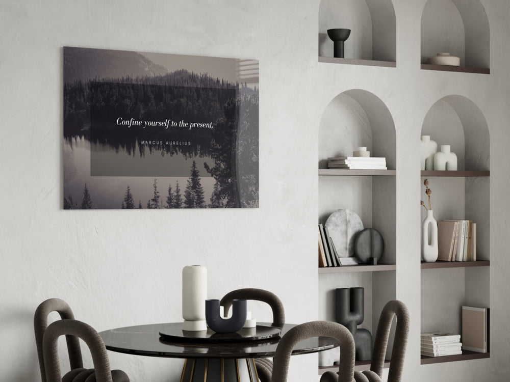 Famous Words Glass Wall Art.