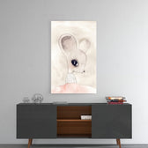 Cute Mouse panel catching gallery light to reveal its tactile texture