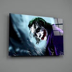 Joker-rain panel bringing cinematic drama to a contemporary living space