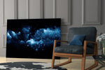 Space glass print enhancing a child's room with cosmic explorer mood