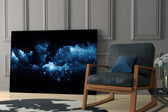 Space glass print enhancing a child's room with cosmic explorer mood