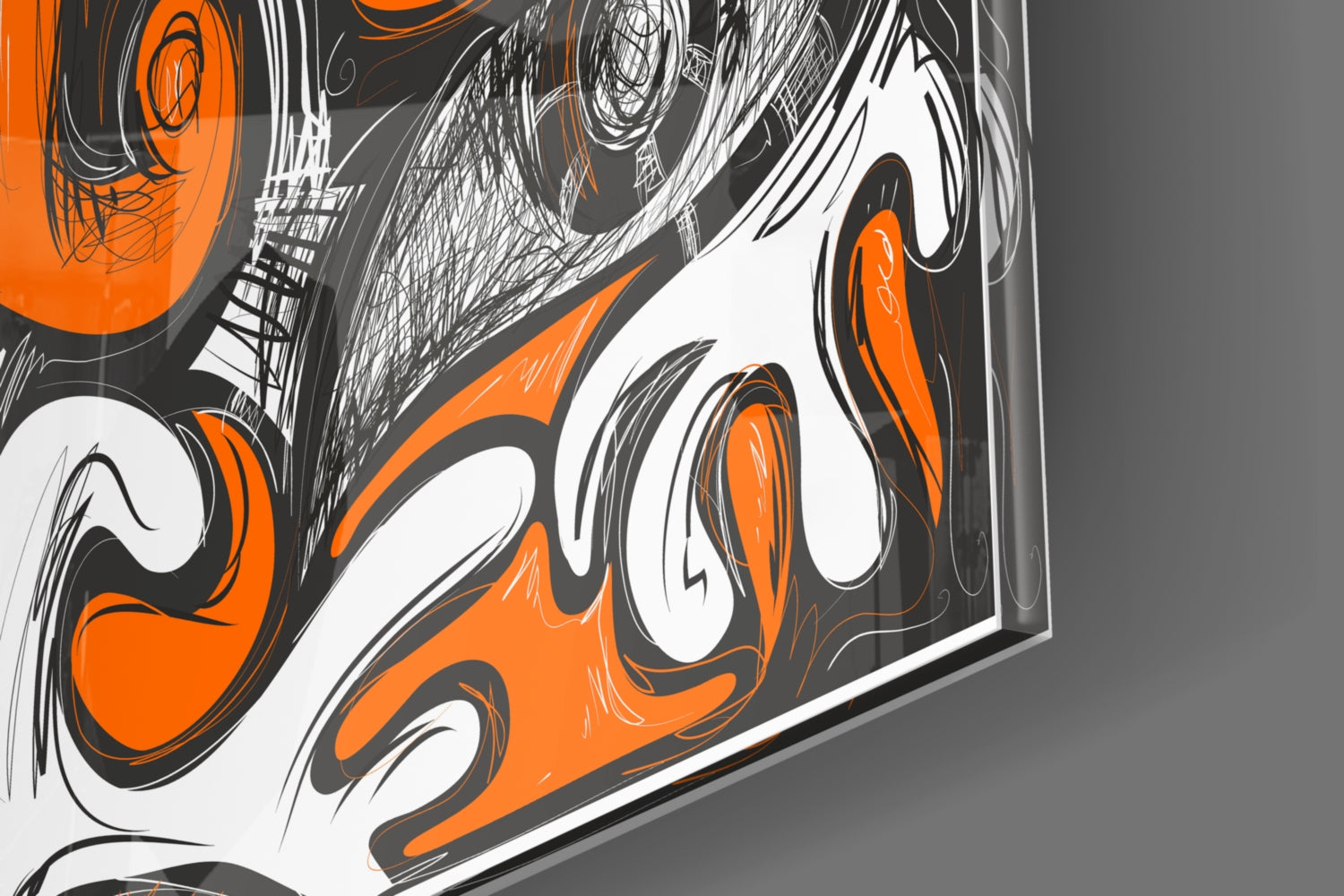 Picasso Glass Wall Art.