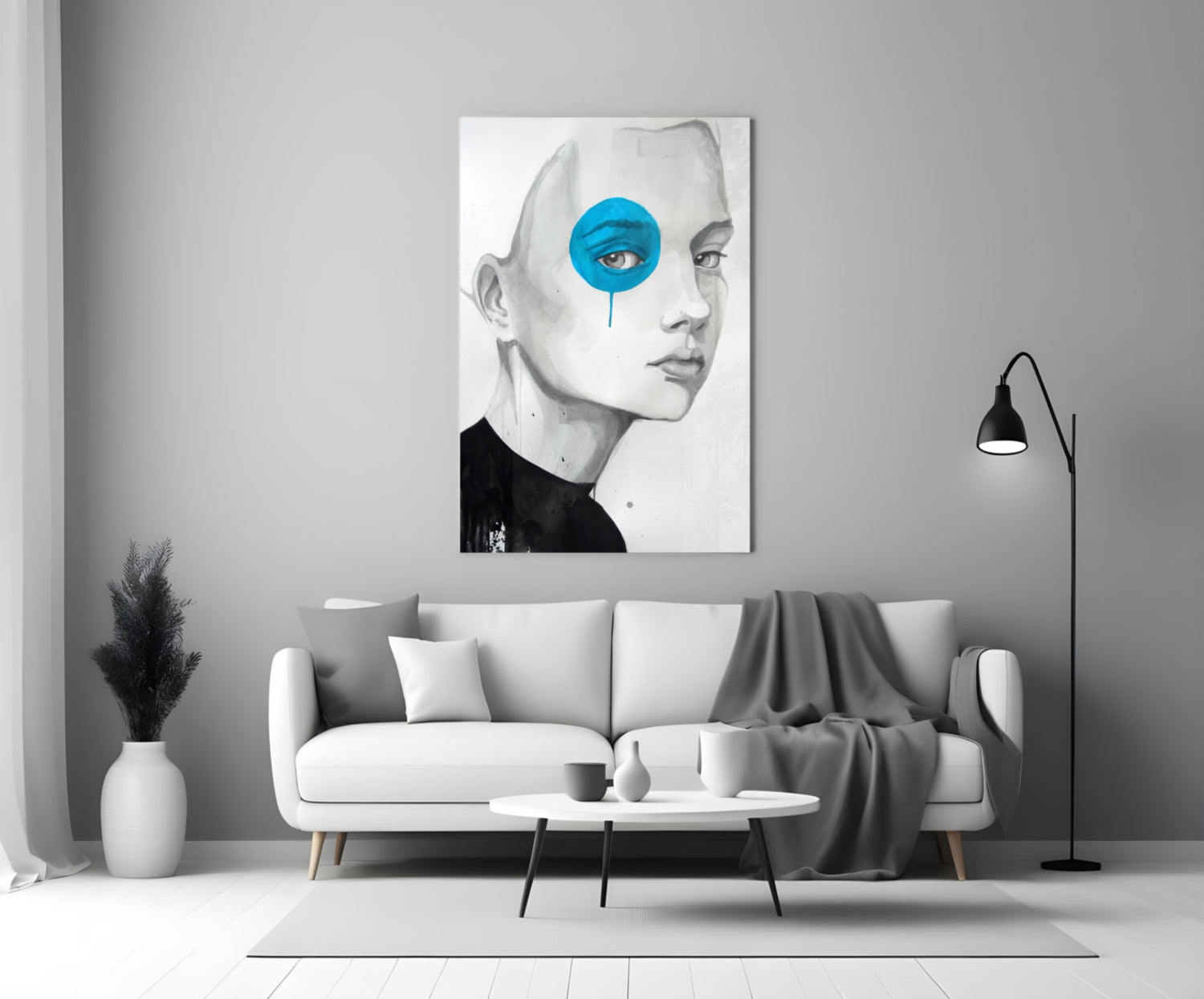 Little Child Glass Wall Art.