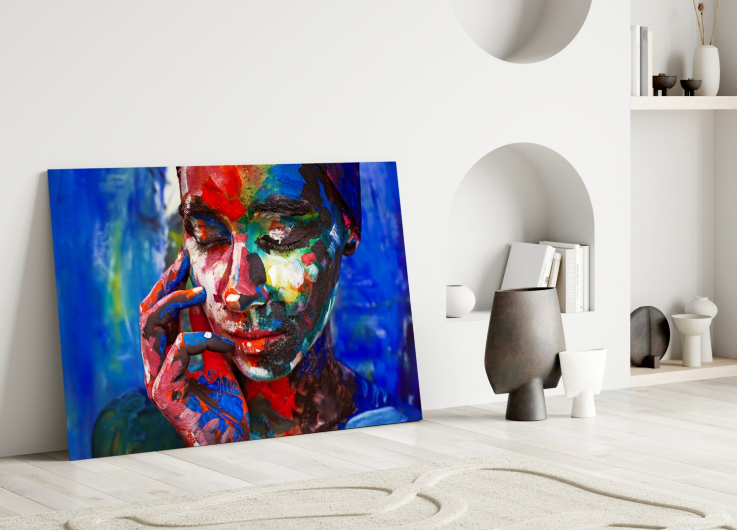 Women's Glass Wall Art.