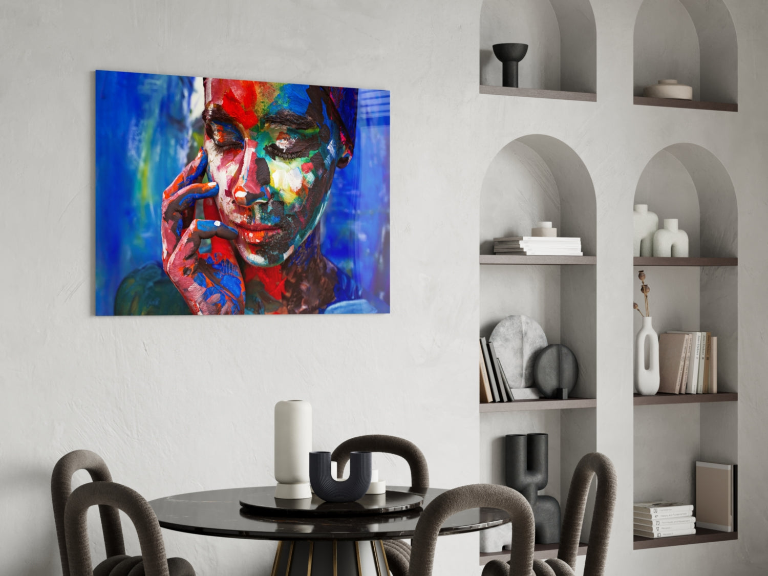 Women's Glass Wall Art.