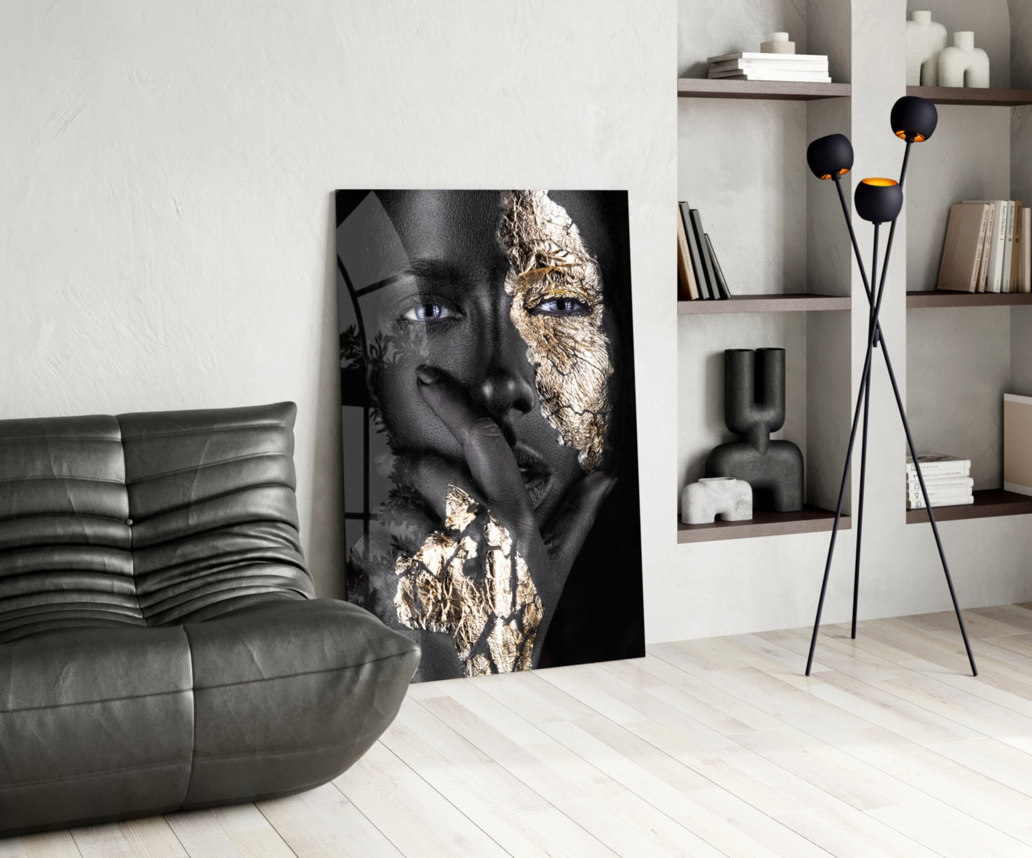 Women's Glass Wall Art.