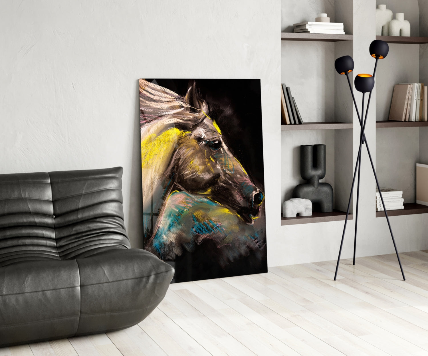 Horse Glass Wall Art.