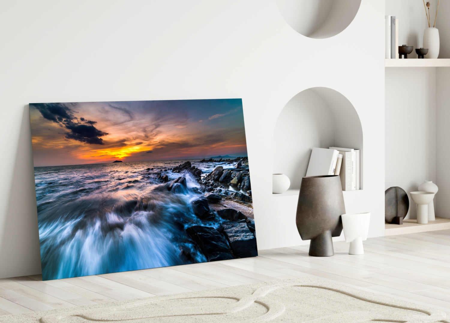 Endless Sea Glass Wall Art.