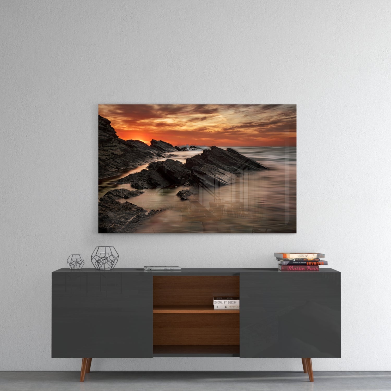 Coastal Glass Wall Art.