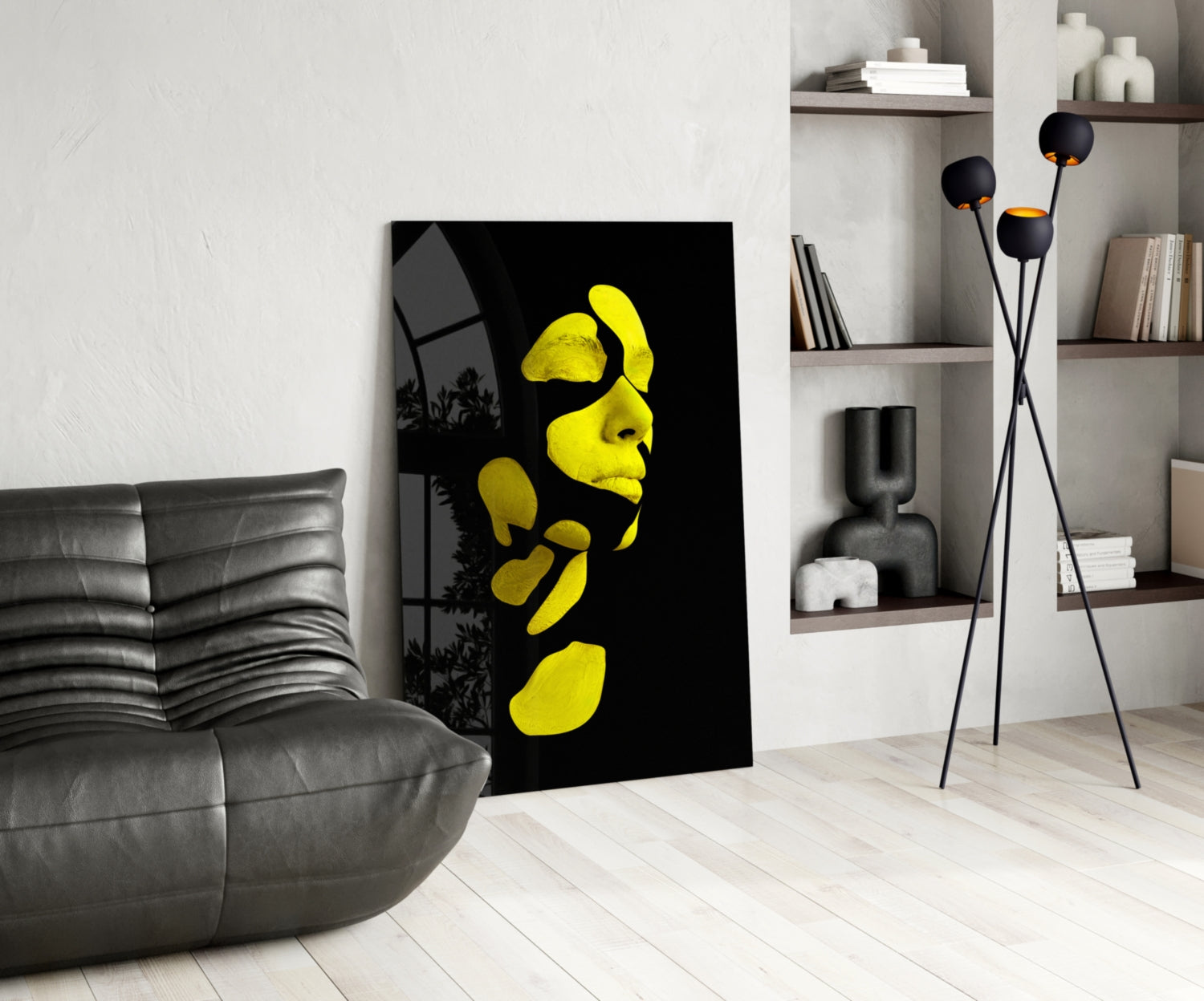 Existing Glass Wall Art.