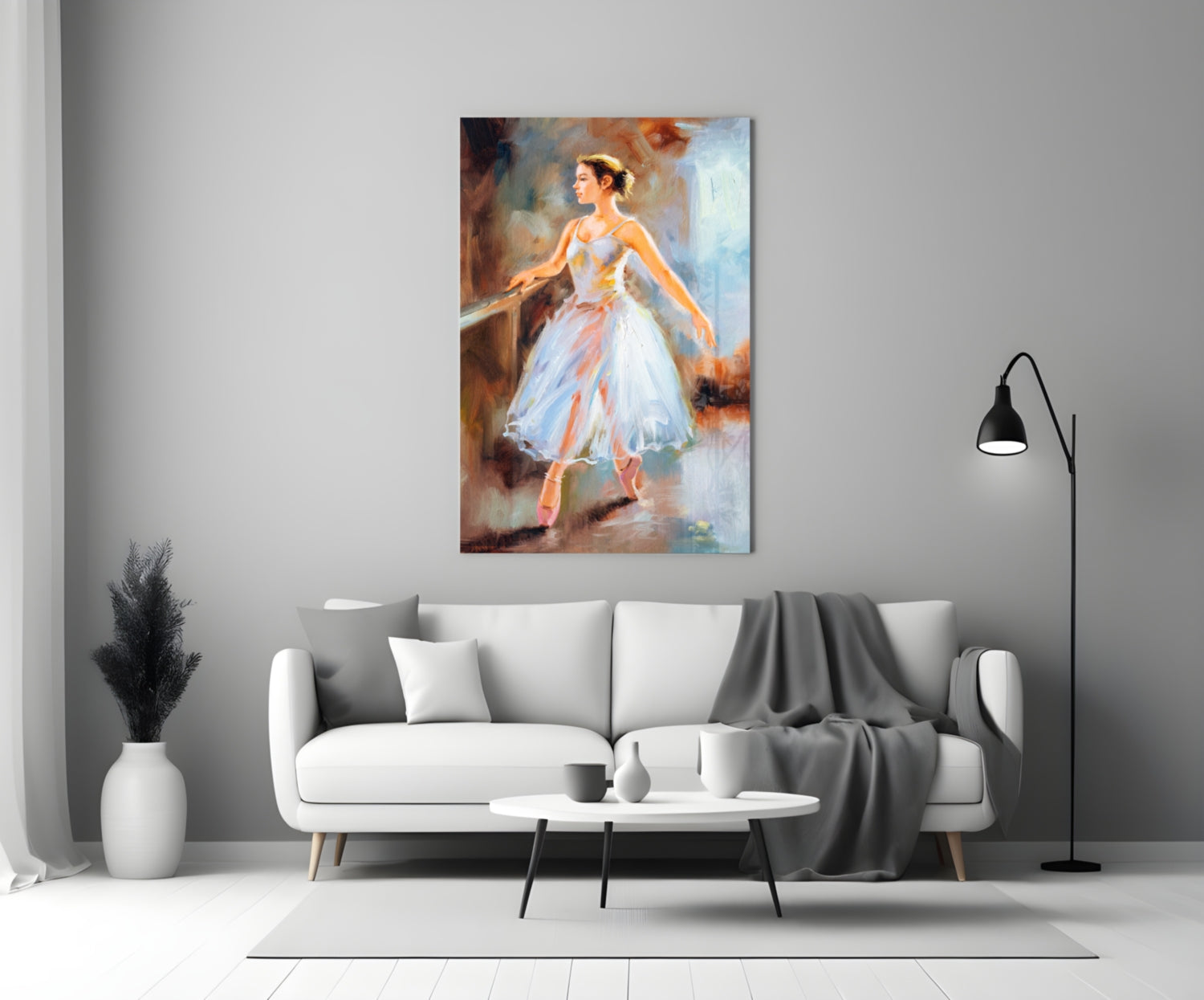Ballerina Glass Wall Art.