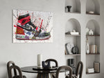 Gratifi Shoe panel adding collector mood to a sneaker room