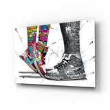 Free Love Glass Wall Art.