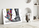 Free Love Glass Wall Art.