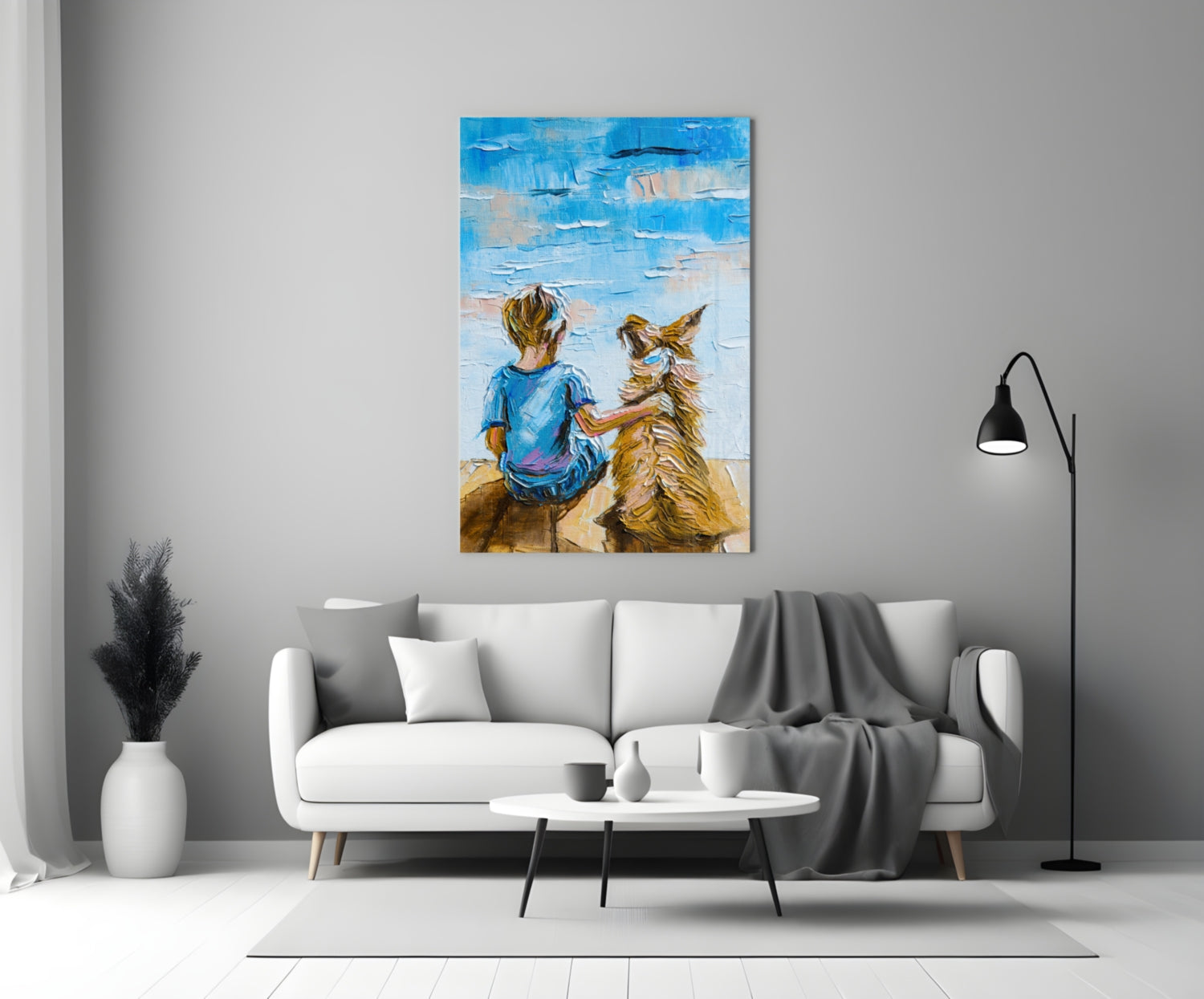 Friendship Glass Wall Art.