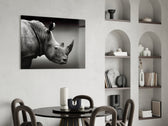 Rhino panel adding wild mood to a man-cave