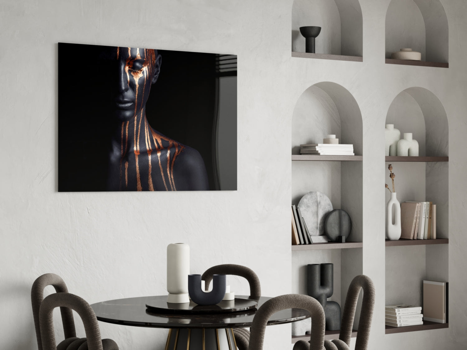 Women's Glass Wall Art.