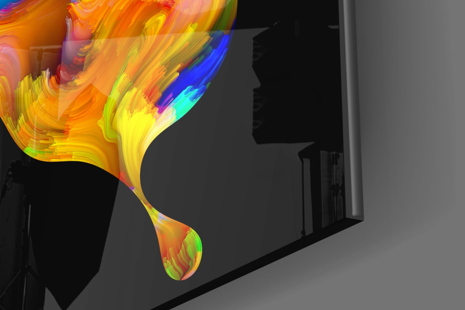 Butterfly Silhouettes Glass Wall Art.