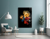 Betta's Dance Glass Wall Art.