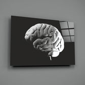 Brain-etching panel bringing intellectual drama to a contemporary living space