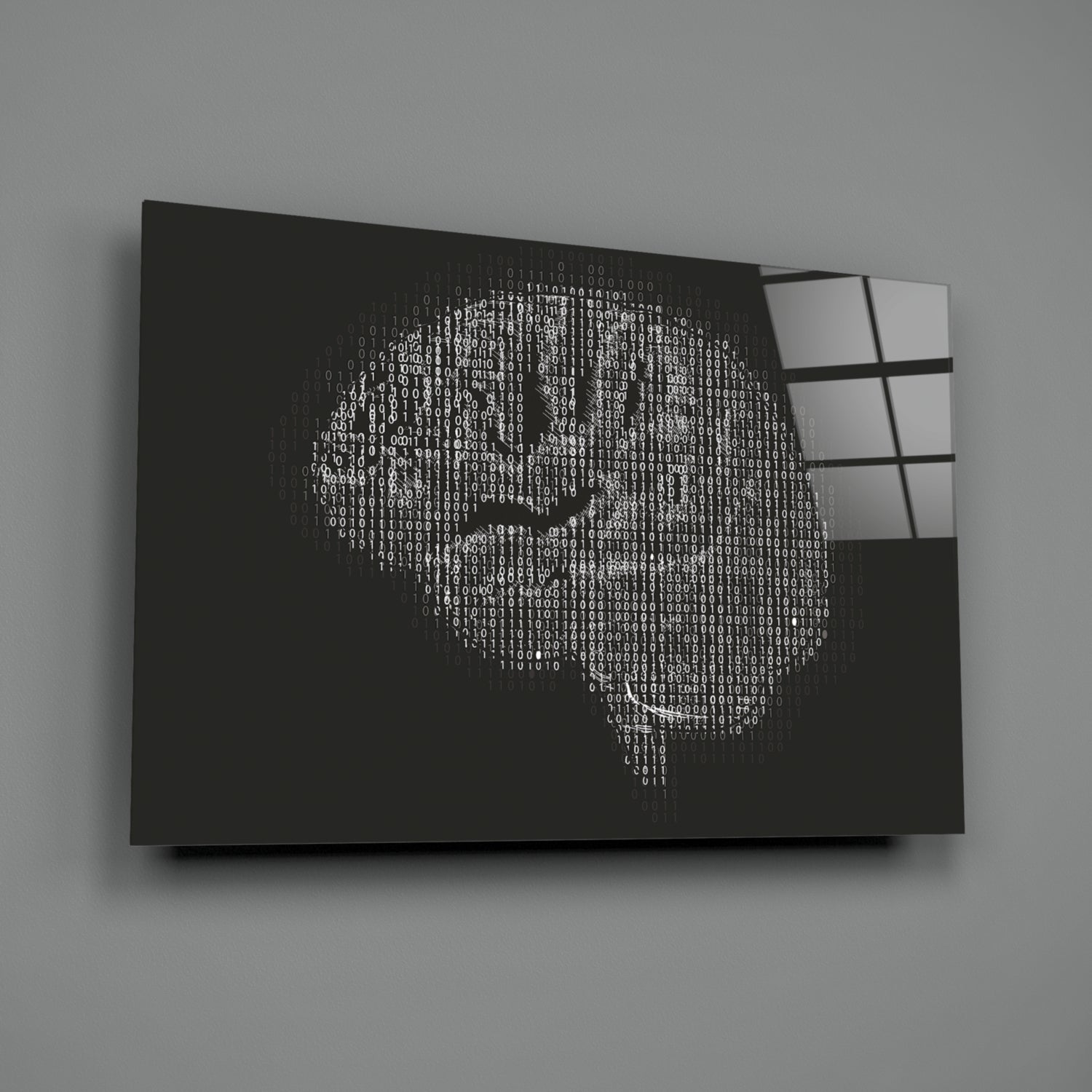 Brain Glass Wall Art.