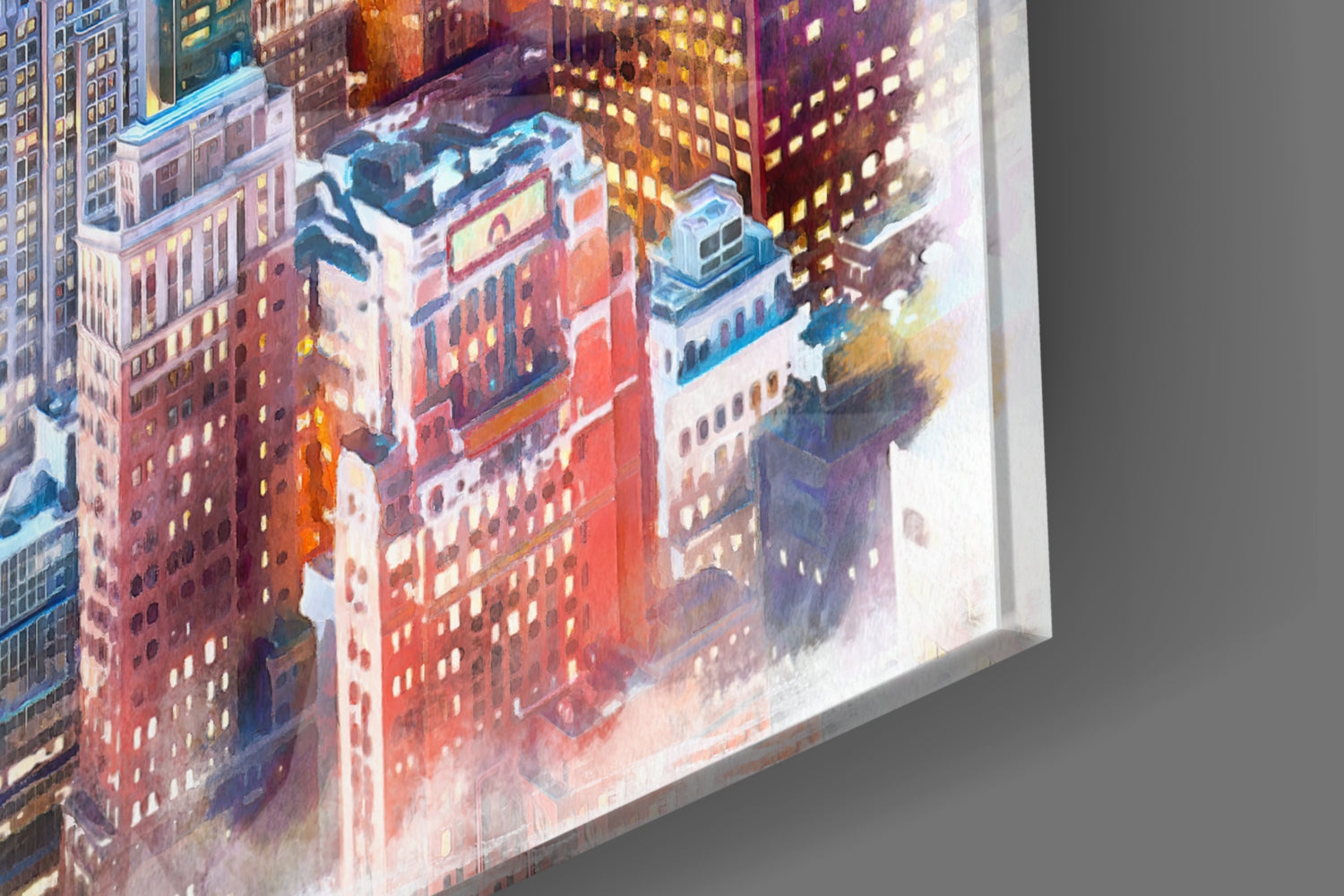 Budgies Glass Wall Art.