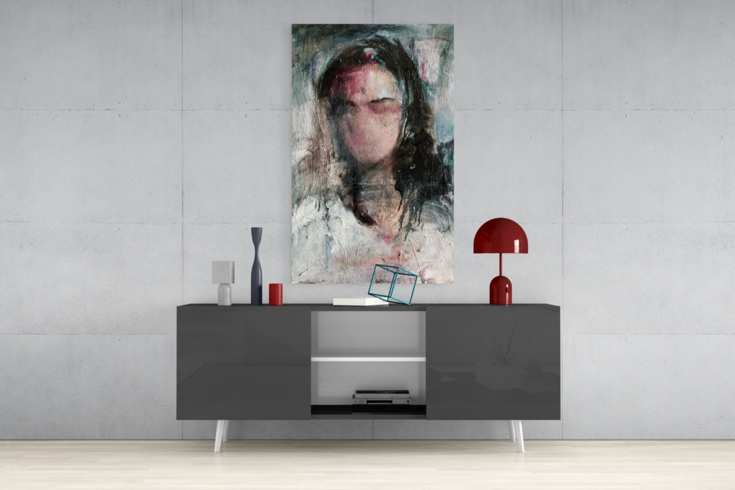 Women's Glass Wall Art.