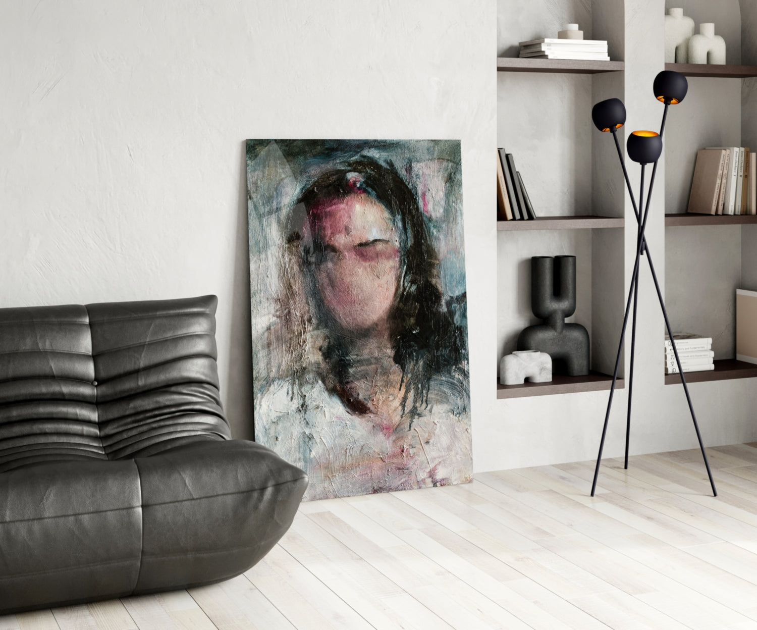 Women's Glass Wall Art.