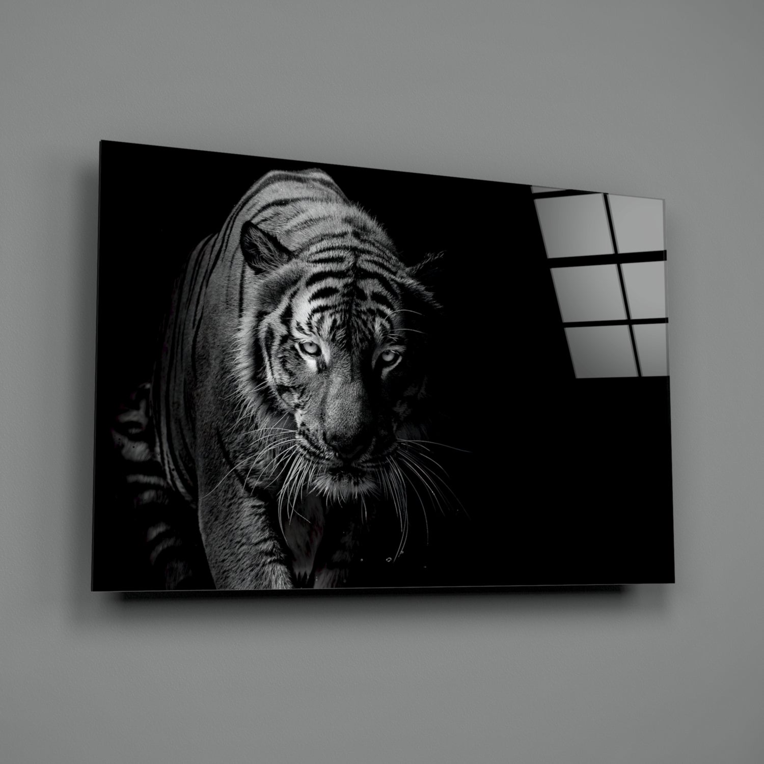 Tiger Glass Wall Art.