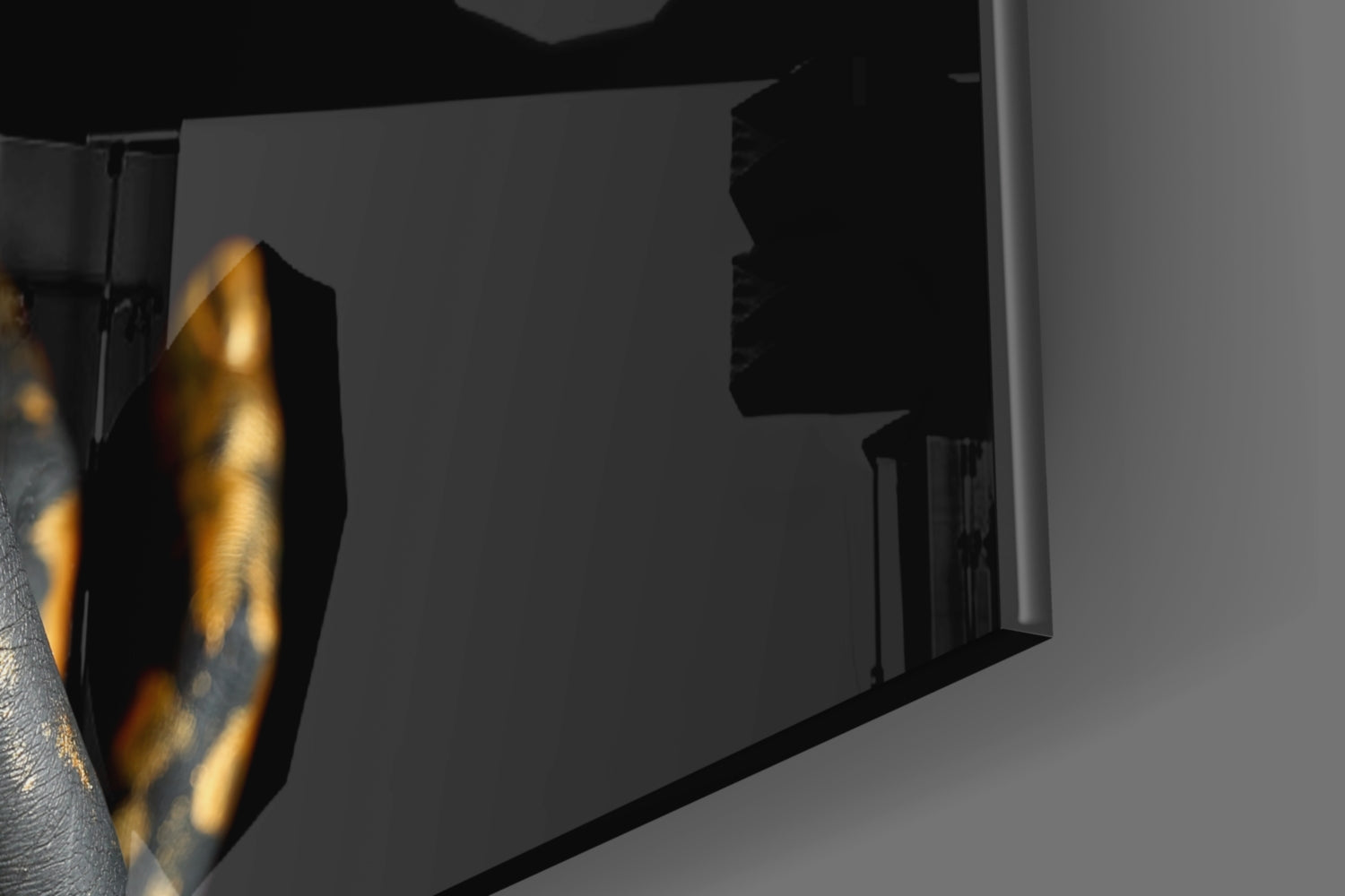 Silence Glass Wall Art.