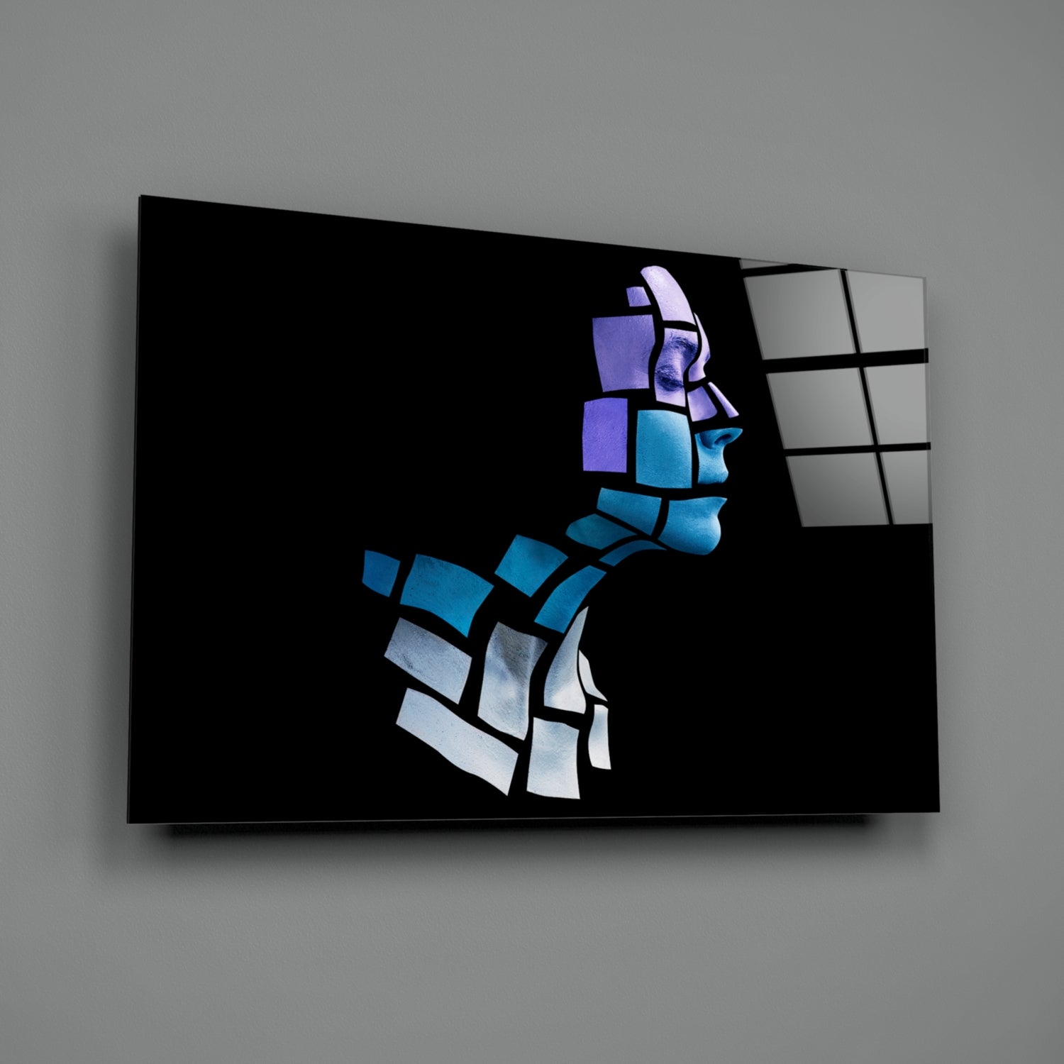 The Future Glass Wall Art.