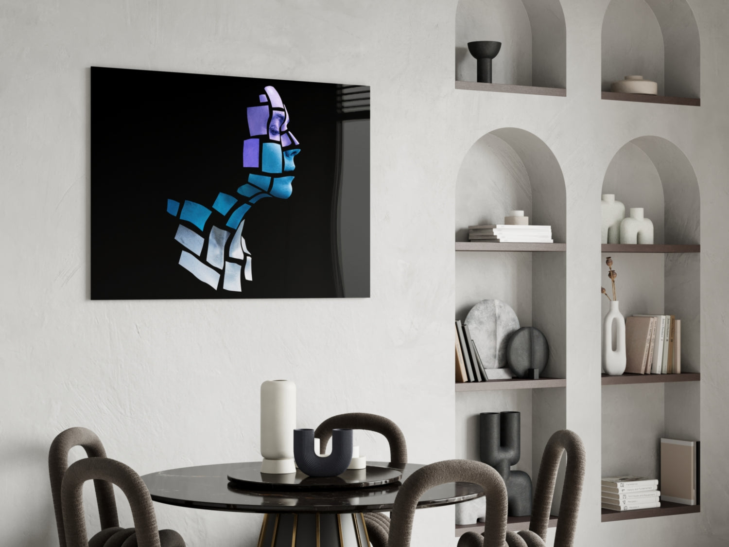 The Future Glass Wall Art.