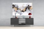 Colored Smoke panel catching gallery light to reveal its tactile filigree