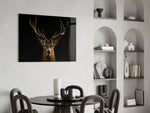Deer panel adding woodland mood to a country home