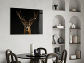 Deer panel adding woodland mood to a country home