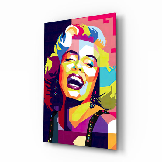 Golden Age Starlet Glass Wall Art