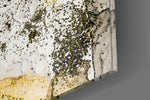 Dance of Yellow artwork anchoring a wall with bold luxe palette