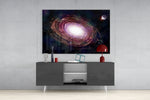 Milky Way panel catching low light to reveal its tactile sparkle