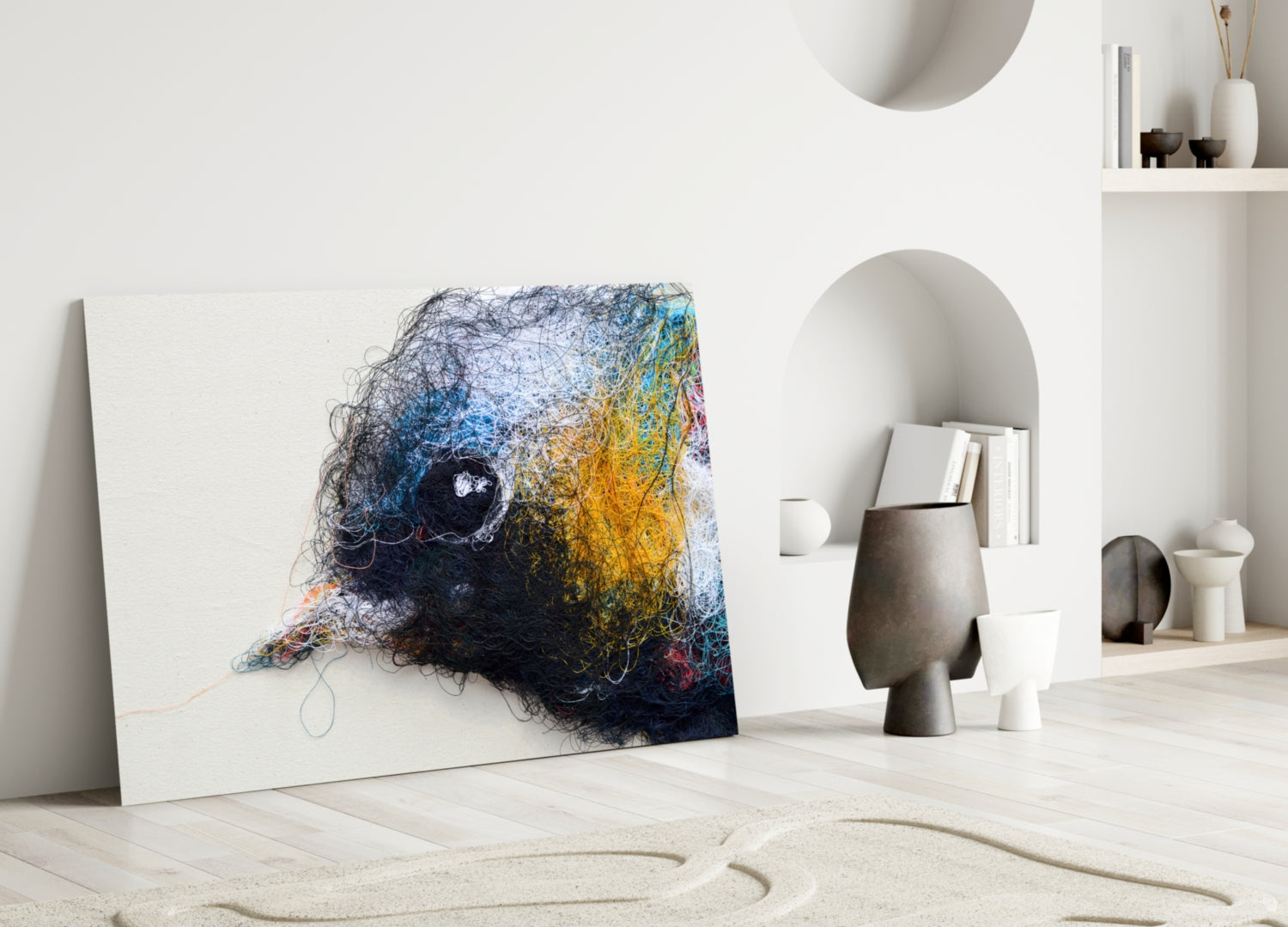 Tiny Bird Glass Wall Art.