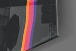 Night Filter artwork anchoring a wall with bold retro palette