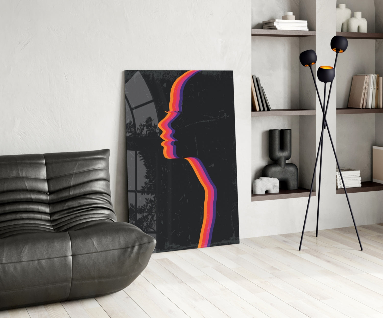 Night Filter Glass Wall Art.