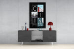 City panel catching gallery light to reveal its tactile gloss