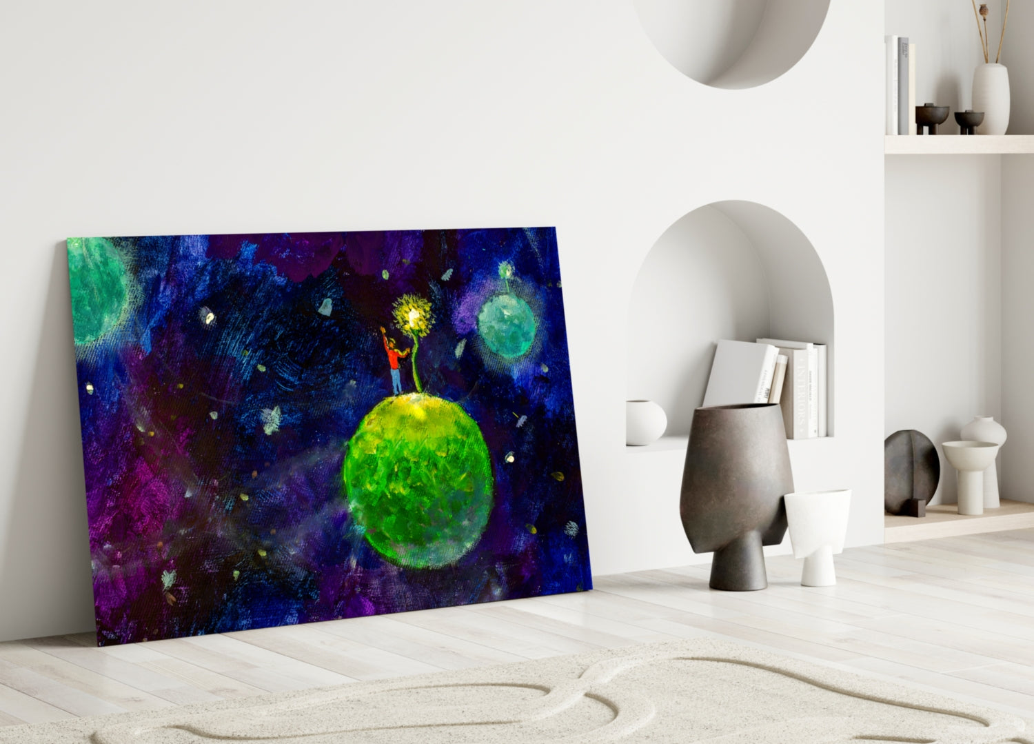 The Little Prince Glass Wall Art.